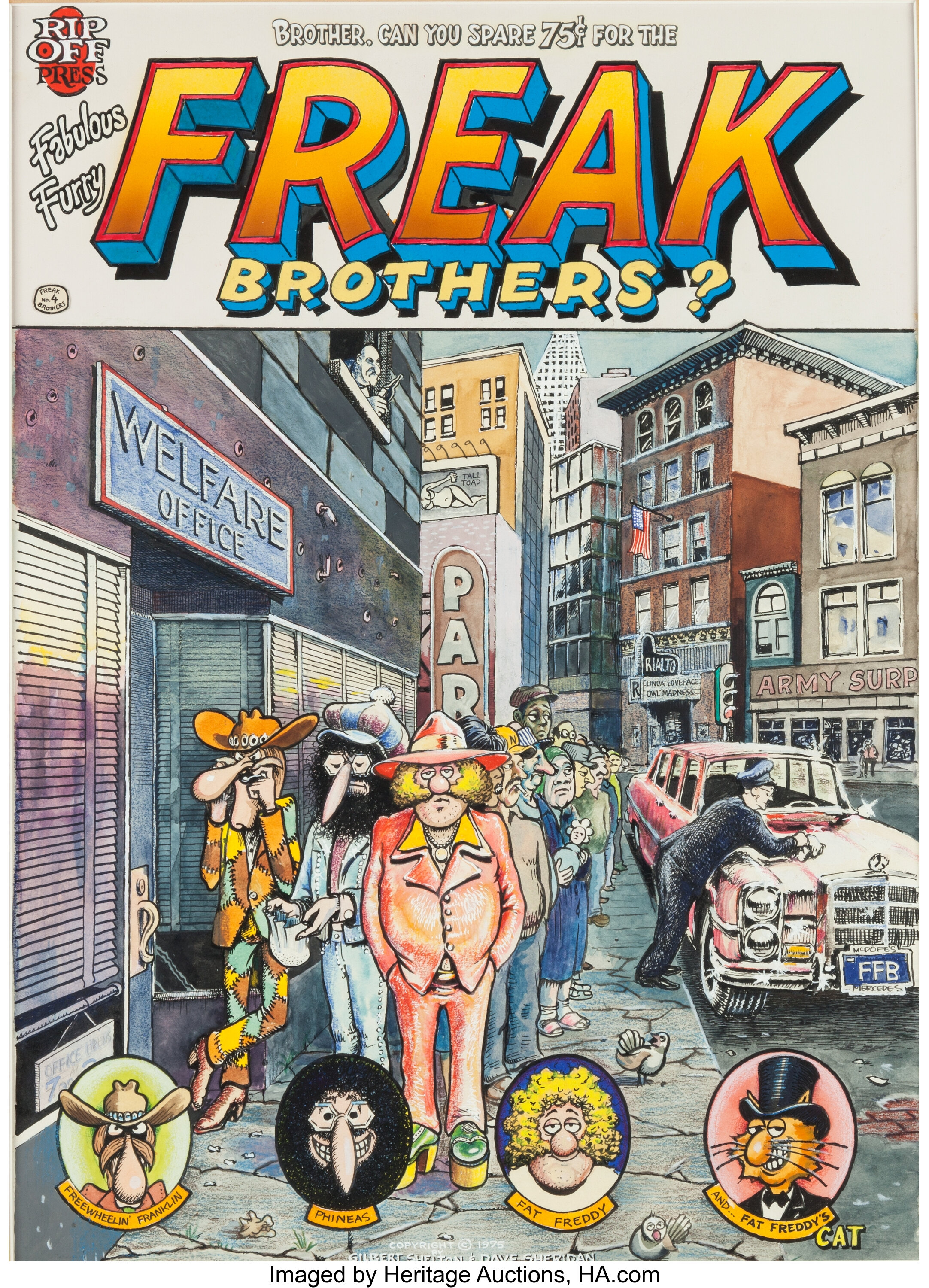 Gilbert Shelton and Dave Sheridan The Fabulous Furry Freak