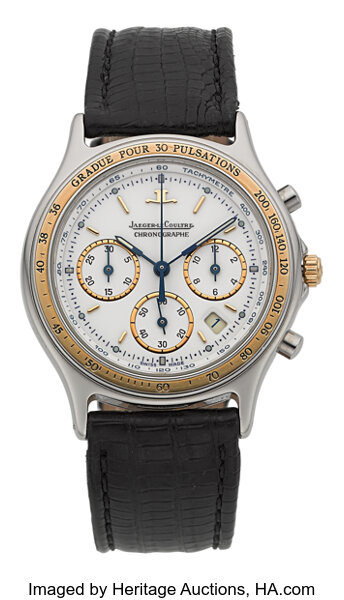 Jaeger LeCoultre Heraion Chronograph Wristwatch Ref. 115.5.31. Lot 54026 Heritage Auctions