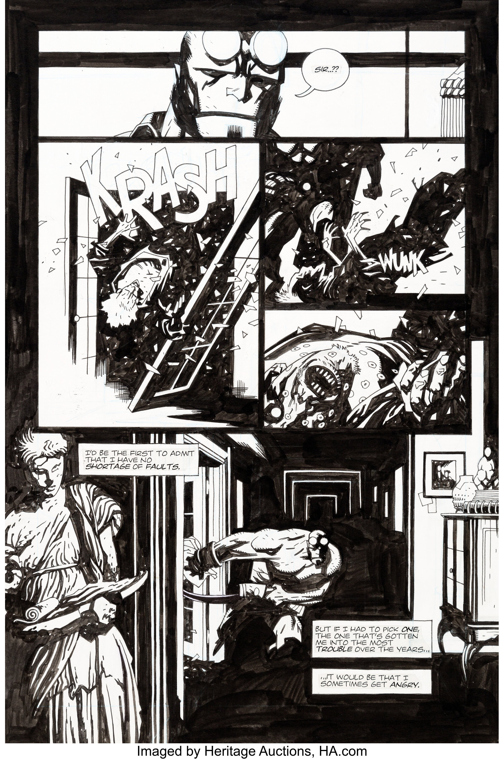 Mike Mignola Hellboy: Seed of Destruction #1 Story Page 15