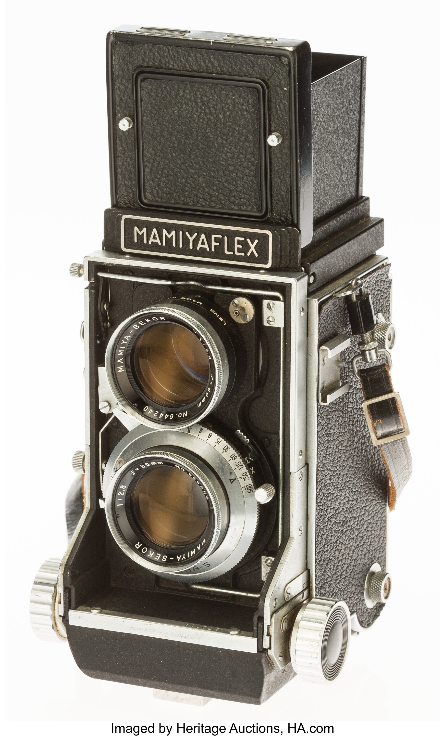 Lilian DeCock's Mamiyaflex C2 TLR Camera. Japanese, c. 1958, No