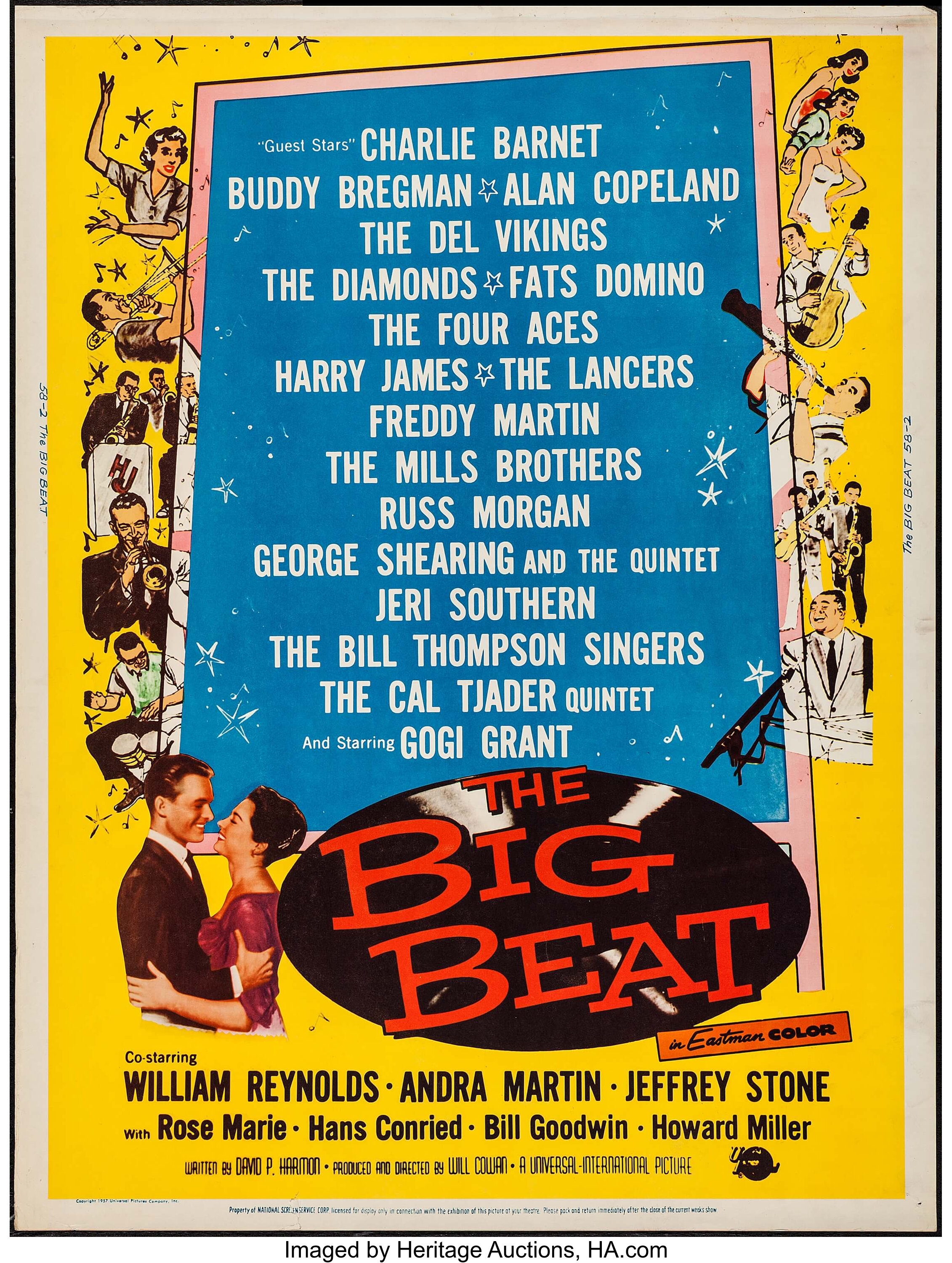 The Big Beat (Universal International, 1958). Poster (30" X 40"). | Lot  #54044 | Heritage Auctions