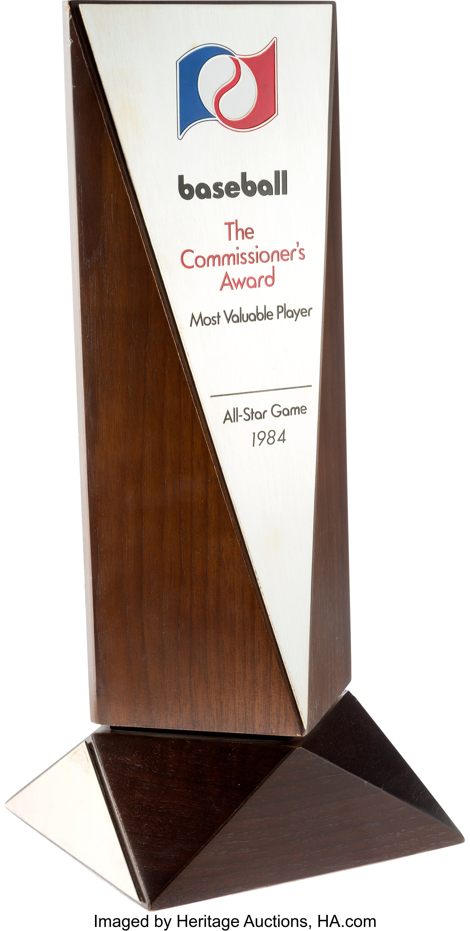1984 Gary Carter All-Star Game MVP Award from The Gary Carter, Lot #52099