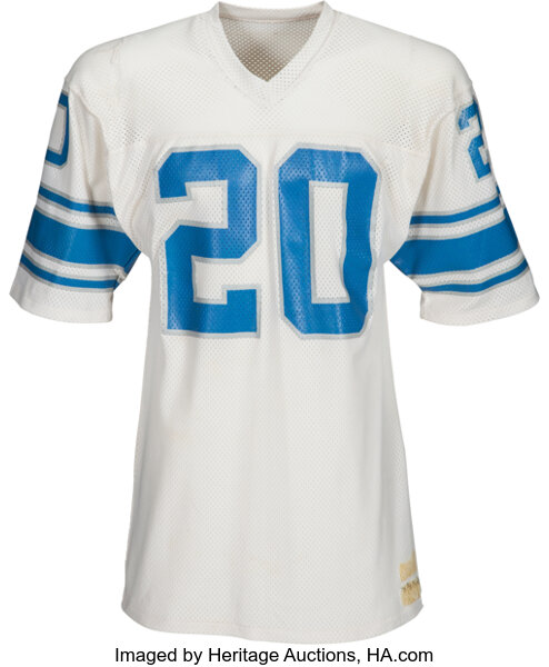 1977 Lem Barney Game Worn Detroit Lions Jersey. Football, Lot #53008