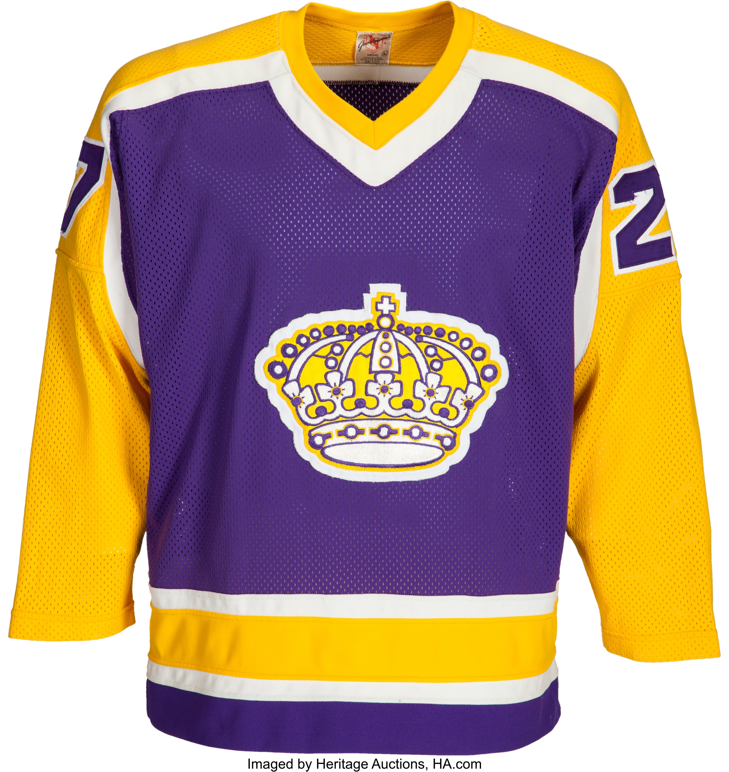 1980-82 John Gibson Game Worn Los Angeles Kings Jersey. ... Hockey ...