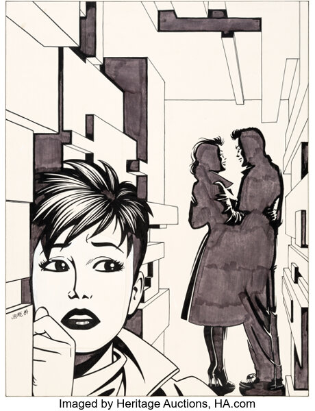 Jaime Hernandez Love and Rockets #8 Cover Original Art | Lot