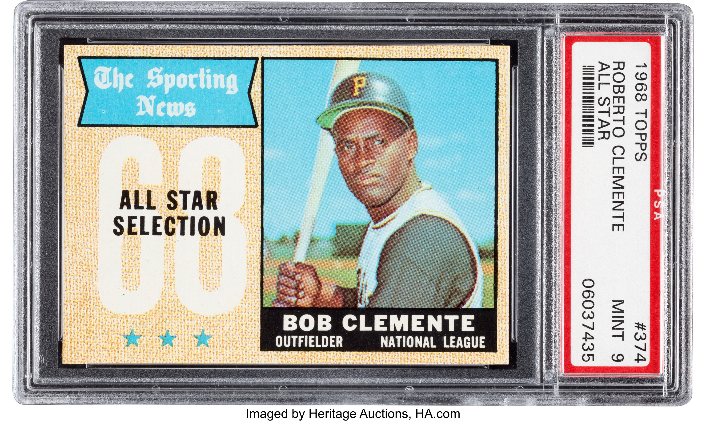 1968 Topps Roberto Clemente PSA