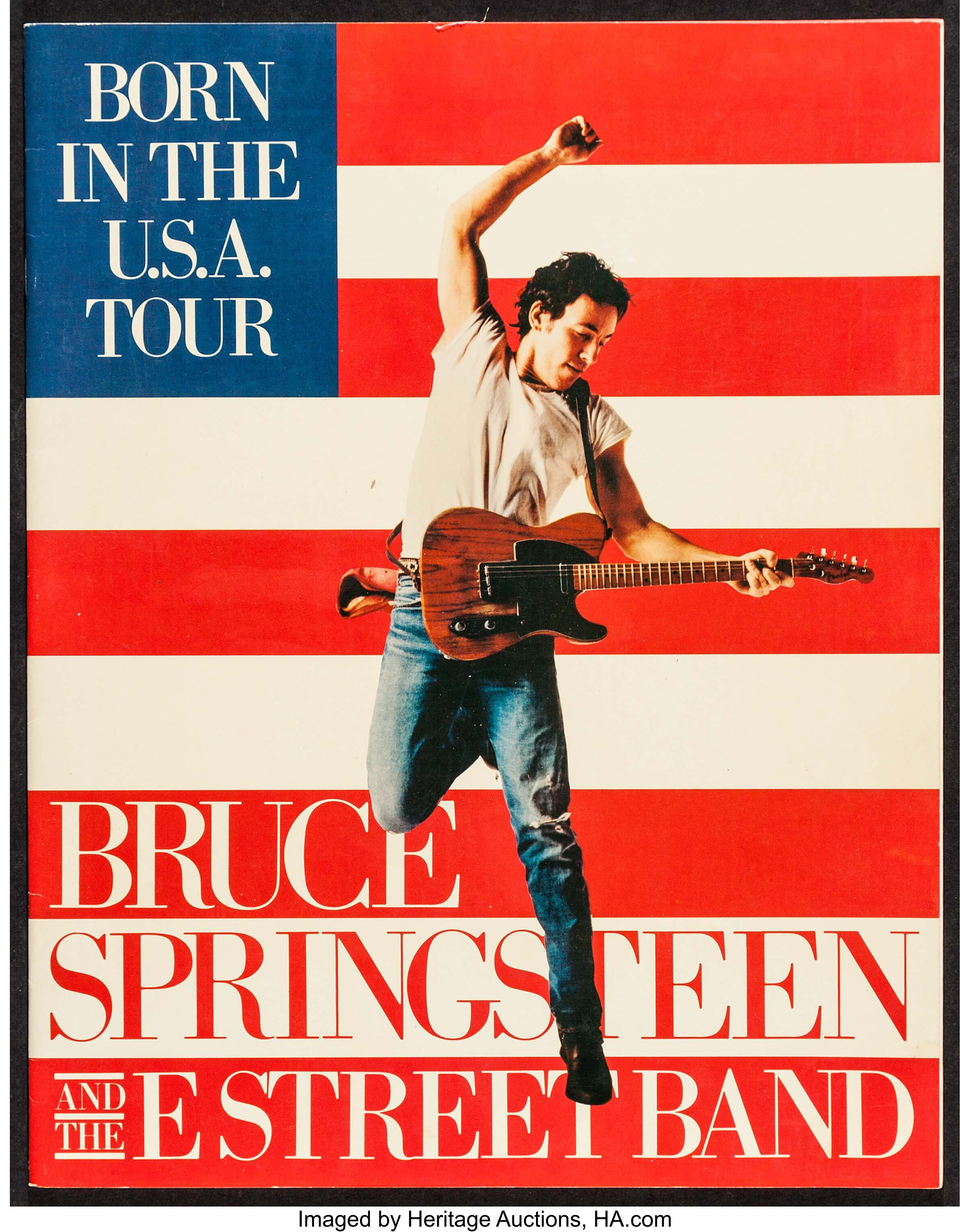 Bruce Springsteen and the E Street Band Born in the U.S.A. Tour Lot