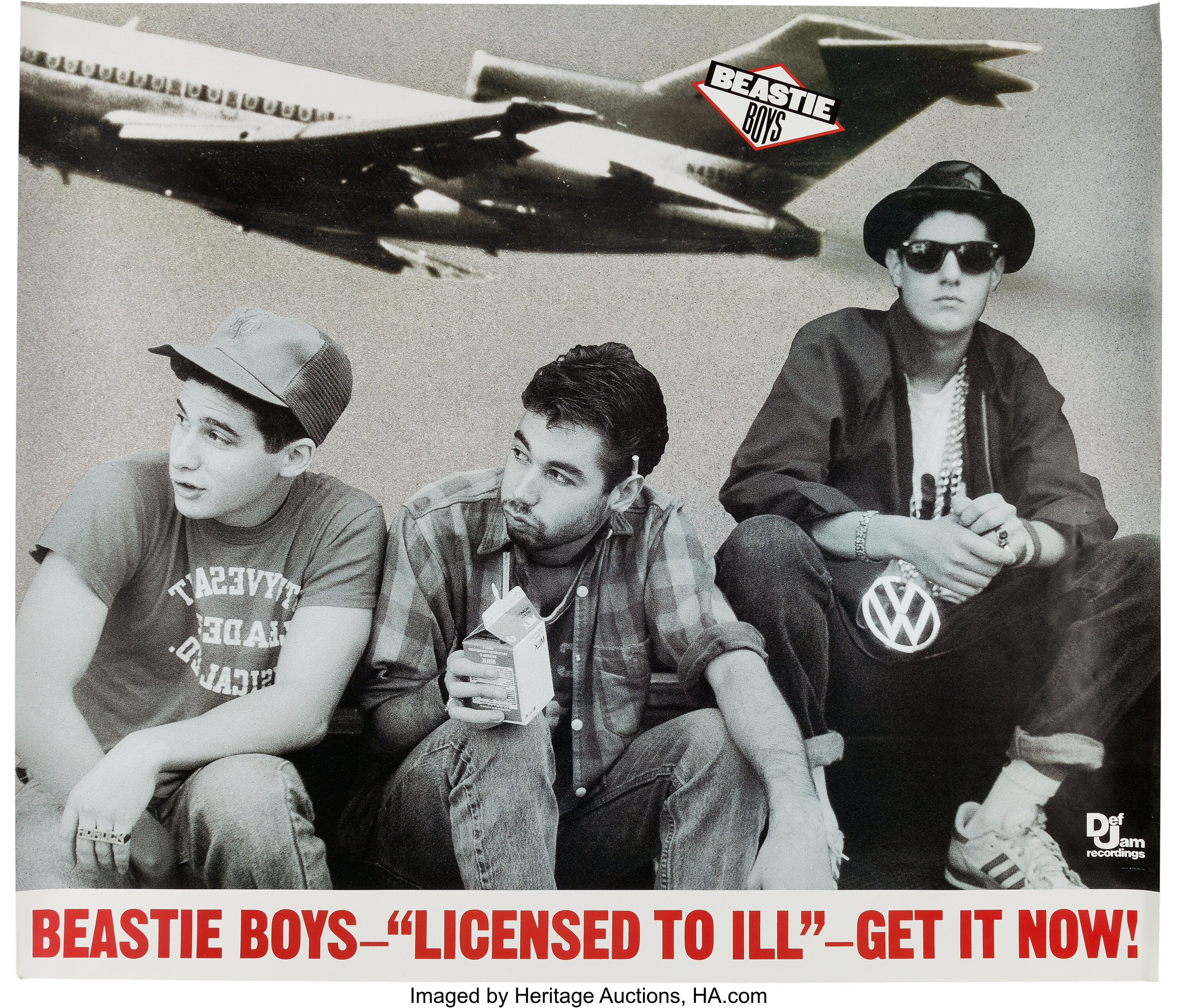 Beastie Boys Licensed to Ill Promotional Poster (Def Jam | Lot #89293 |  Heritage Auctions