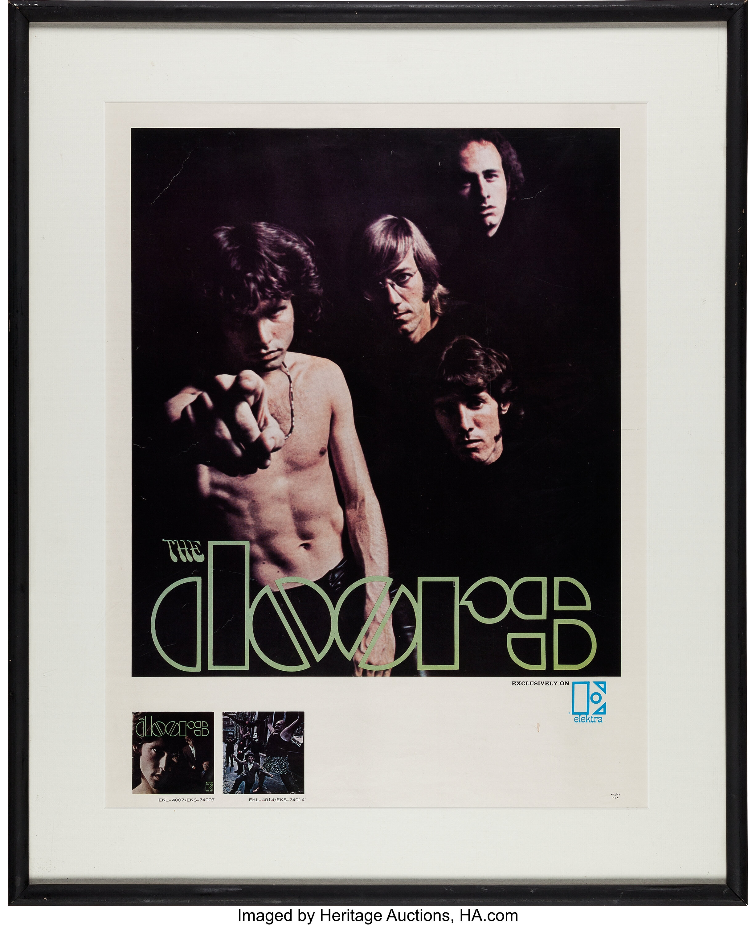 Doors Strange Days Promotional Poster (Elektra EKS-74014, 1967