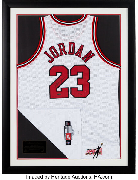 Lot Detail - Michael Jordan Signed Chicago White Sox Black Alternate Jersey  (UDA)