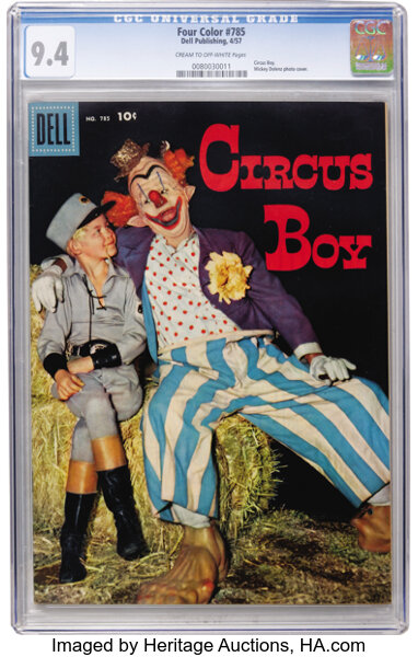 Four Color #785 Circus Boy (Dell, 1957) CGC NM 9.4 Cream to | Lot #42128 |  Heritage Auctions