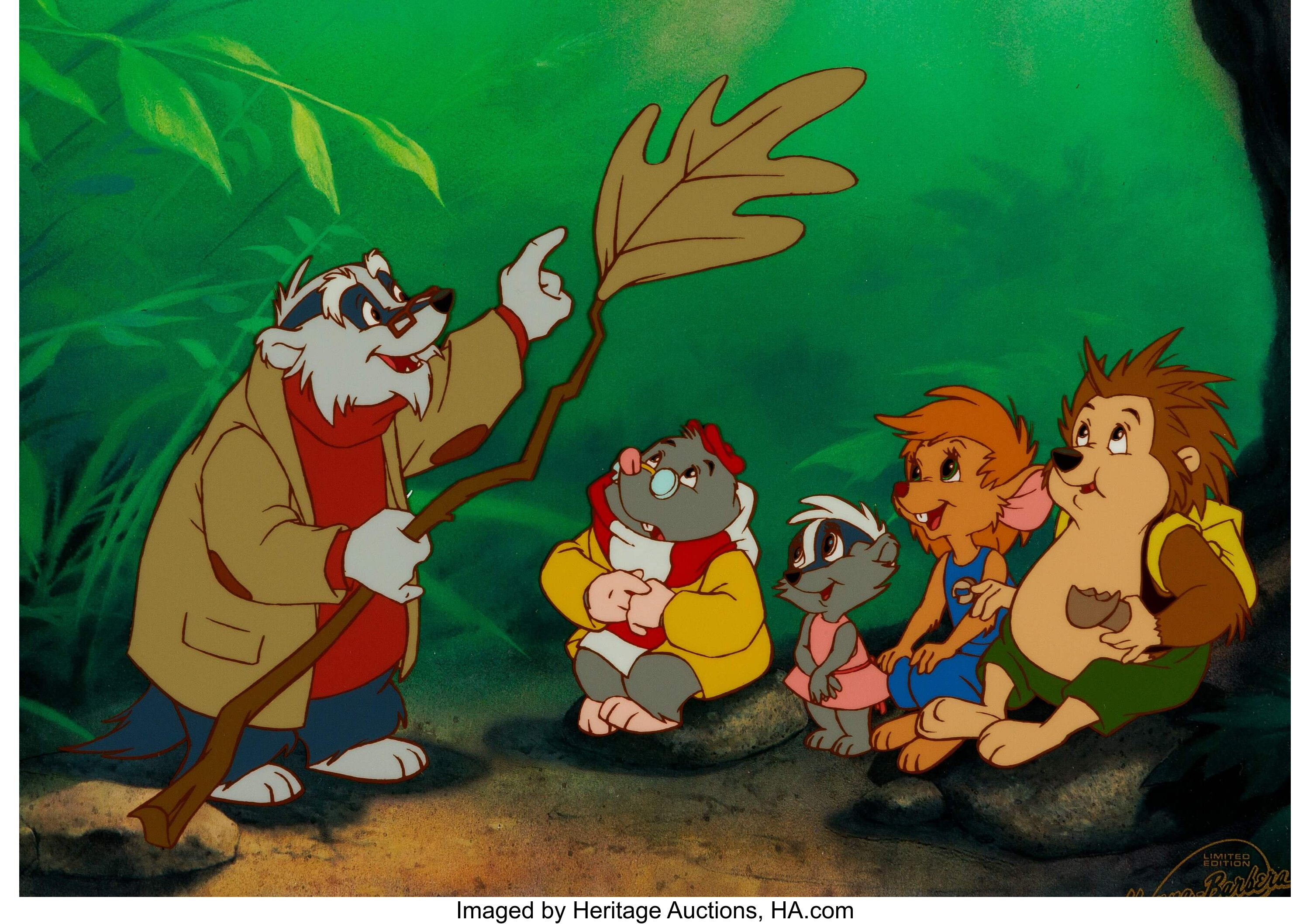 Once Upon a Forest Serigraph Cel Animation Art (Hanna-Barbera, | Lot ...