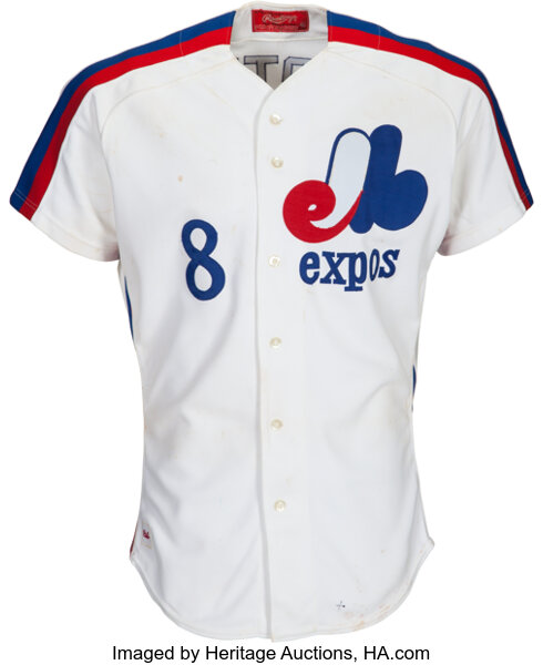 Gary Carter Autographed White Montreal Expos Jersey - Beautifully