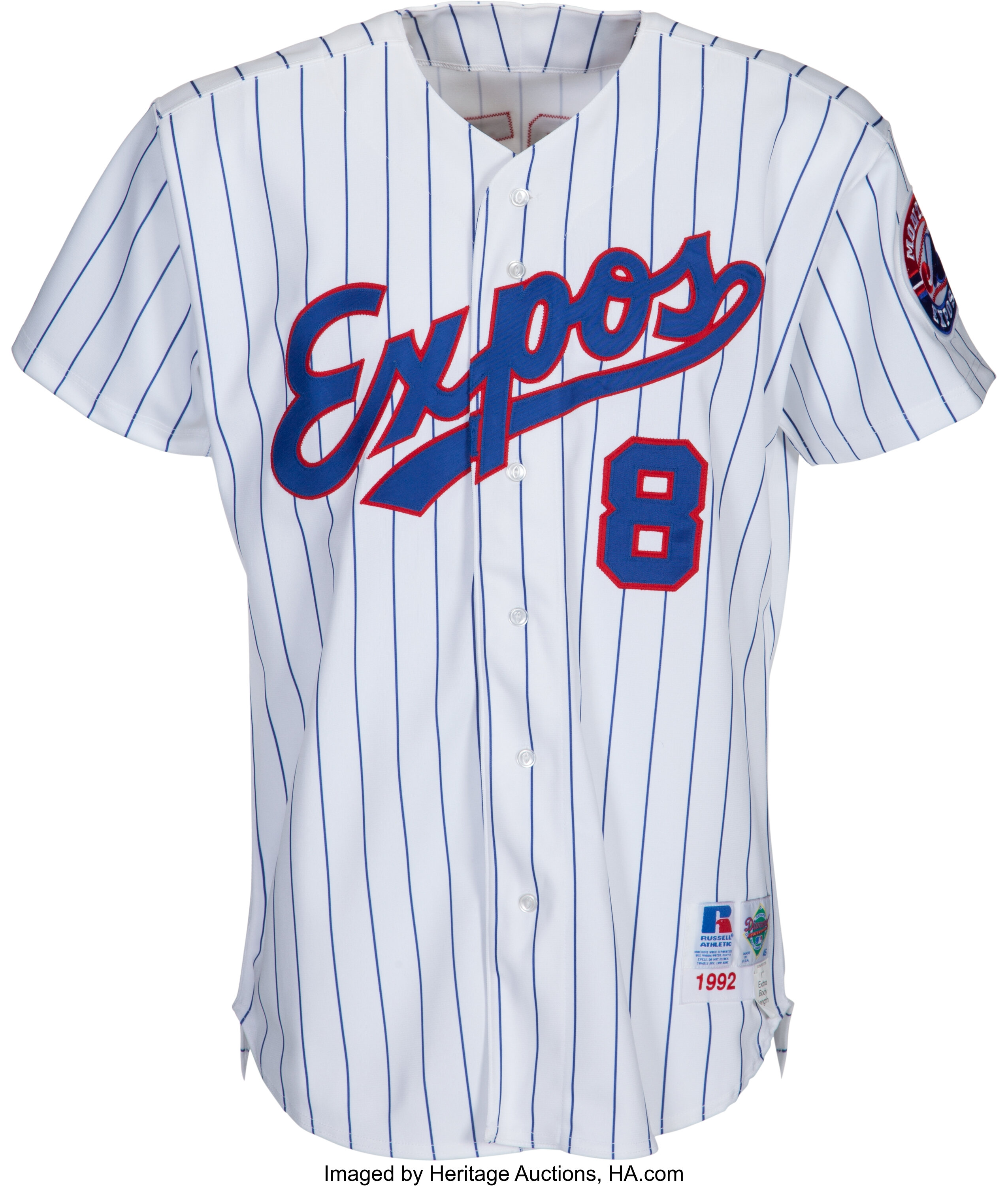 1984 Gary Carter Game Worn Signed Montreal Expos Jersey. , Lot #82159