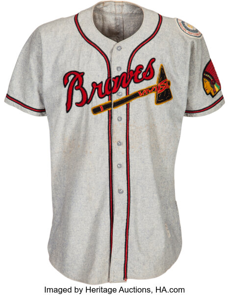 1962 Hank Aaron Milwaukee Braves Game Worn Uniform