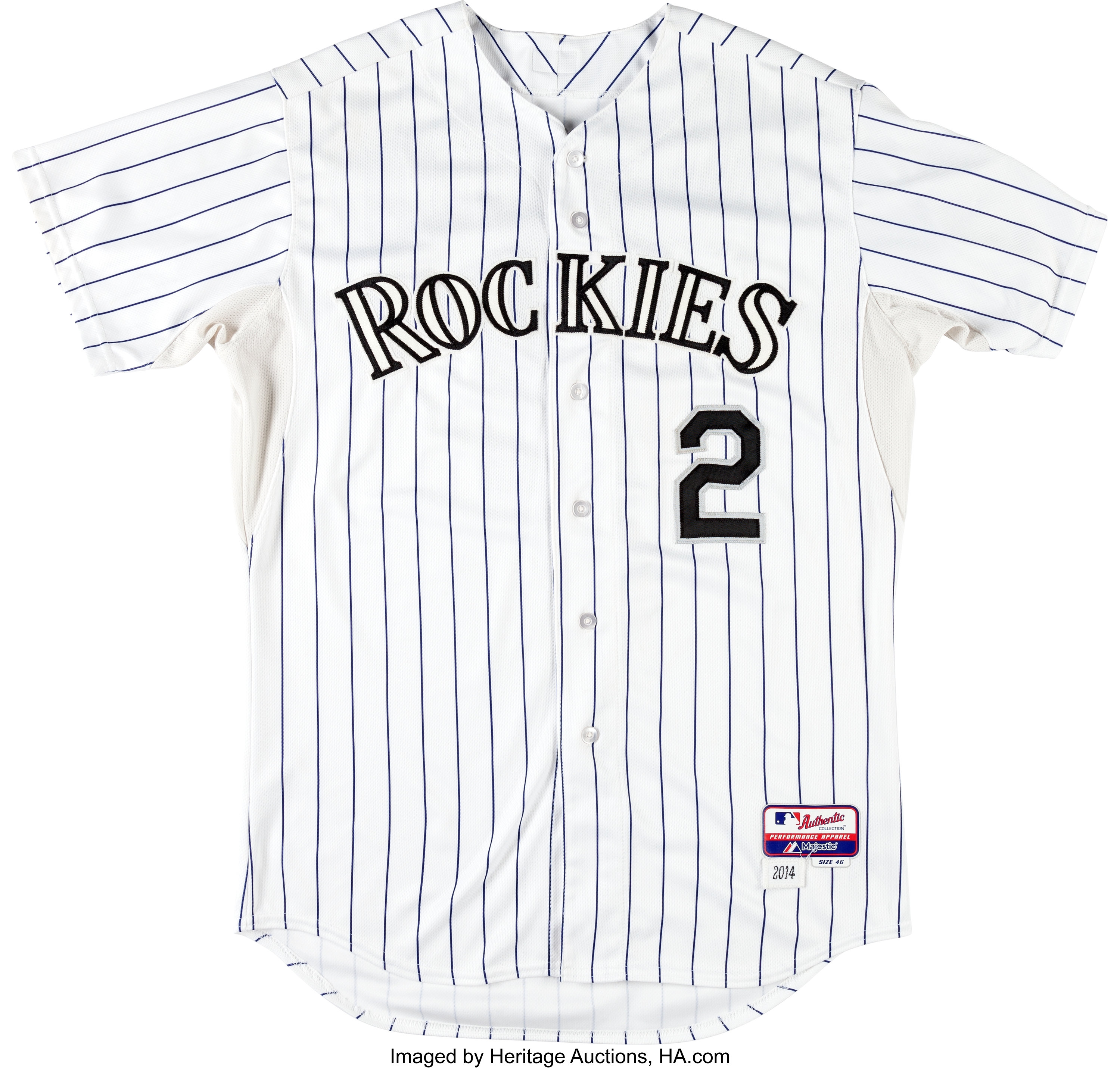 Colorado Rockies Troy Tulowitzki Majestic T Shirt jersey