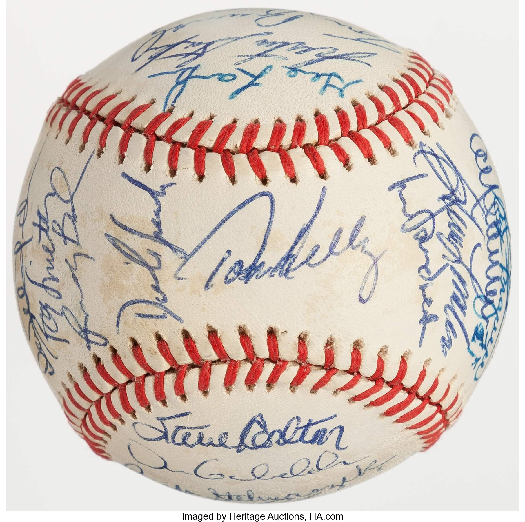 1987 Minnesota Twins Team Signed Baseball (33 Signatures), PSA, Lot #45123