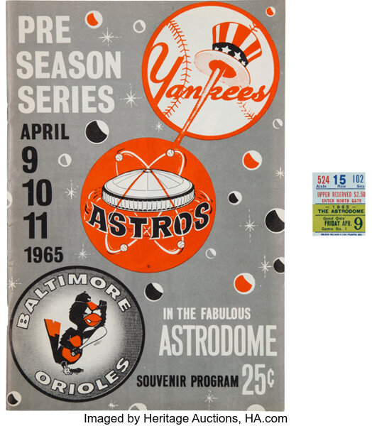 Vintage HOUSTON ASTROS Program