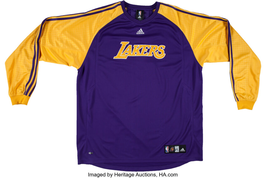 2000 s Kobe Bryant Game Worn Los Angeles Lakers Shooting Shirt. Lot 54739 Heritage Auctions