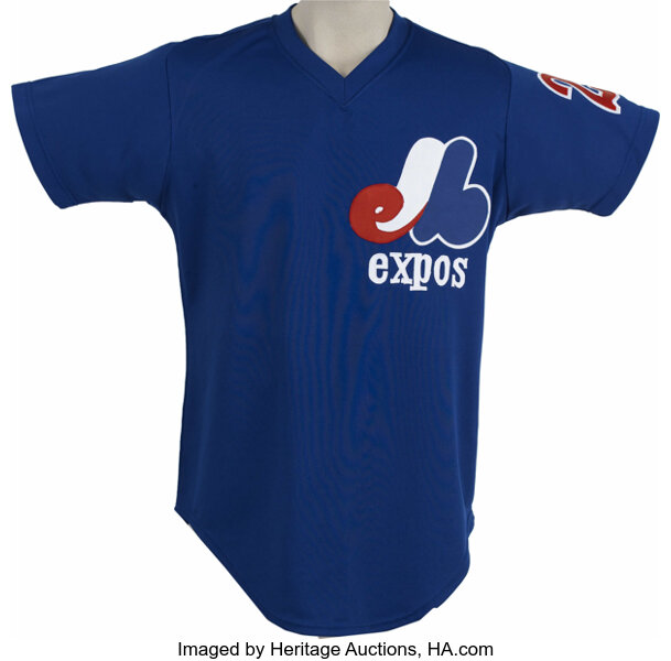 Early 1980s Montreal Expos Batting Practice Worn Jersey. Beautiful