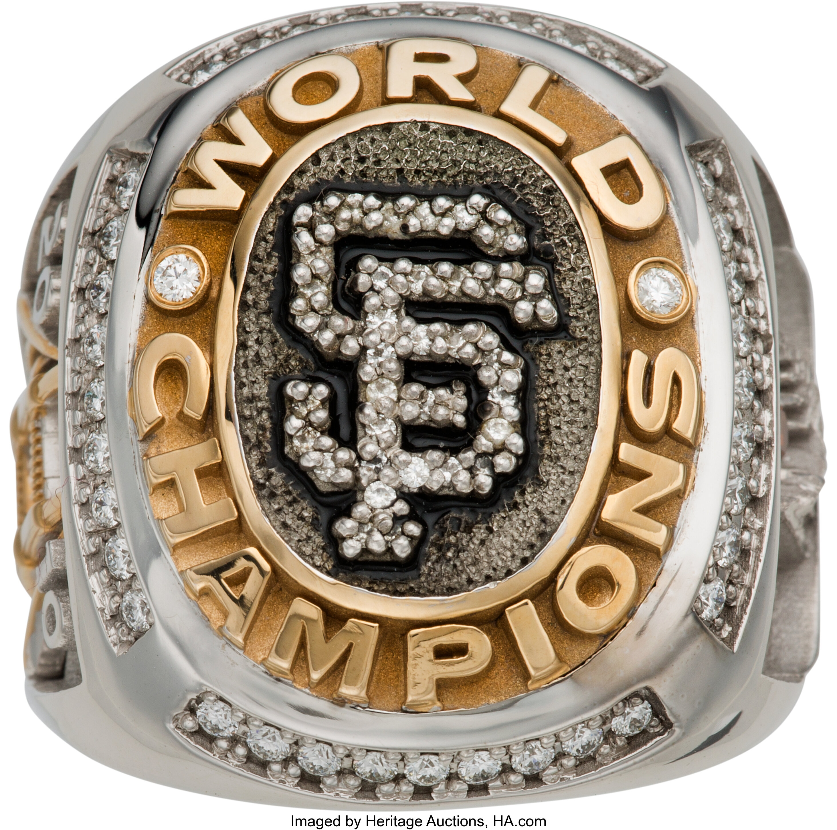 2010 San Francisco Giants World Series Ring Ceremony Distressed Jersey Sz  Small