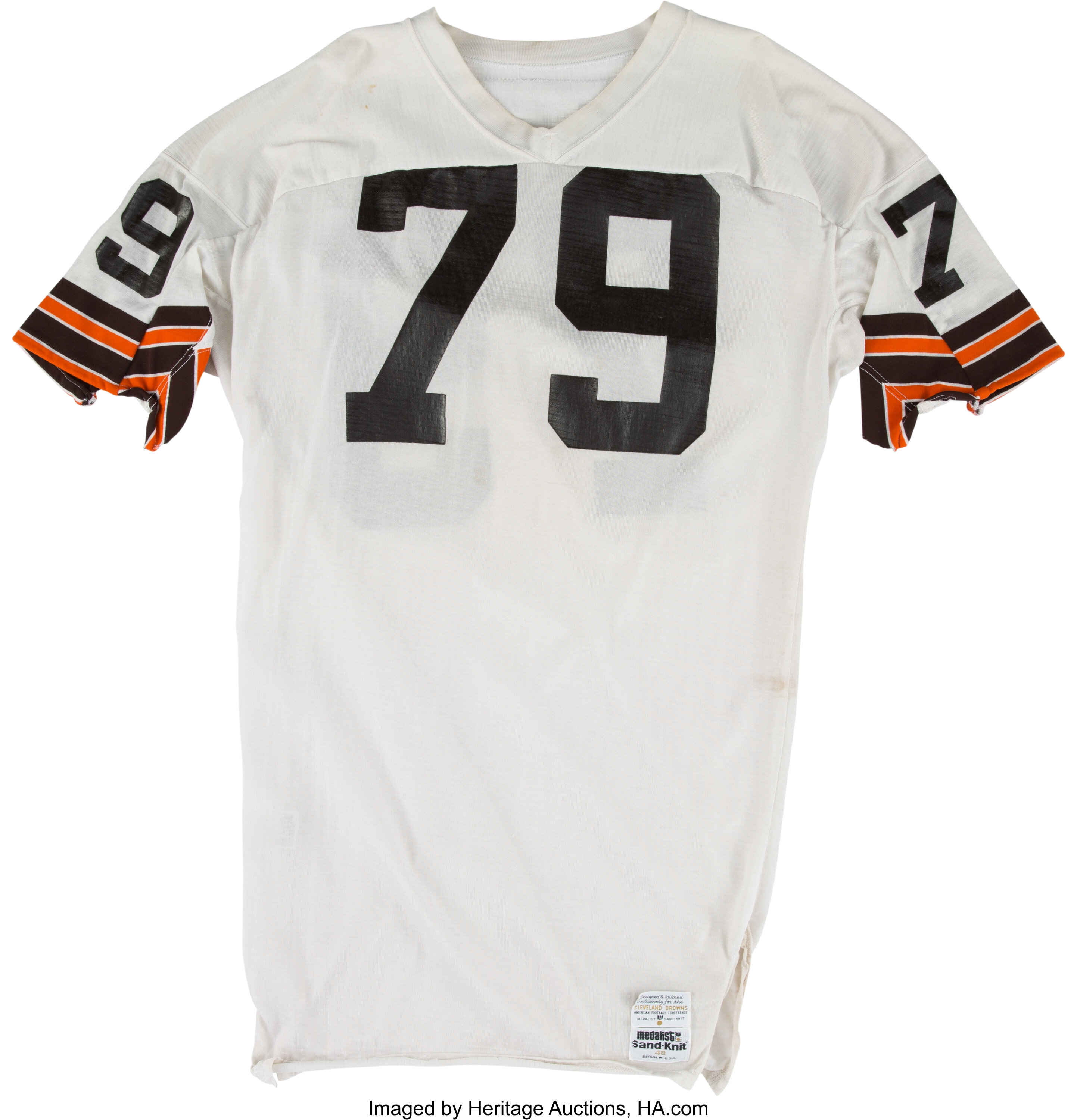 CLEVELAND BROWNS 2018 GAME USED FOOTBALL JERSEY