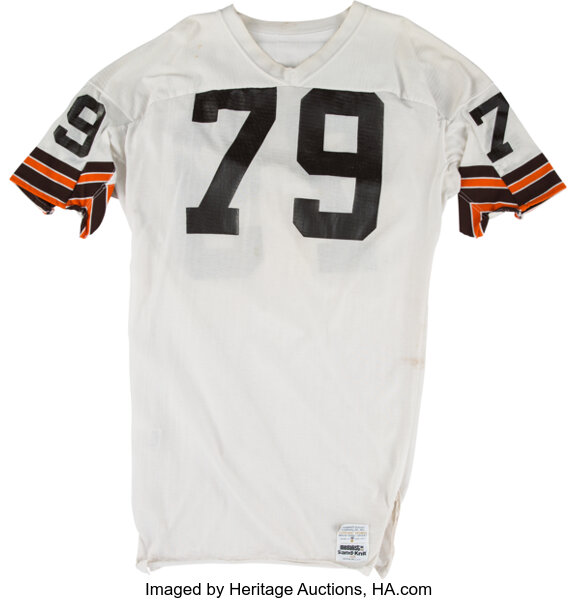 Mid 1980's Bob Golic Game Worn Cleveland Browns Jersey. Football, Lot  #54651