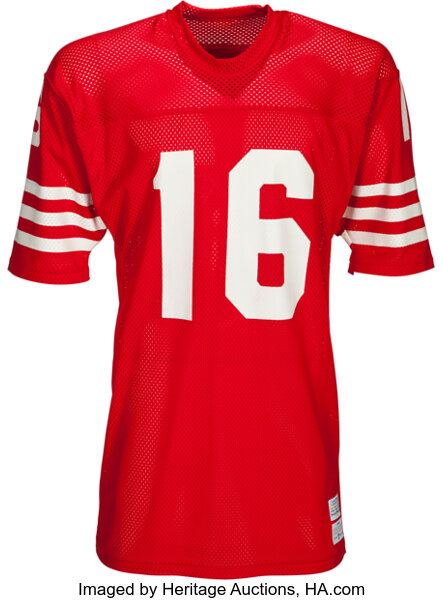 Jerry Rice Team issued San Francisco 49ers Jersey Game Used Worn Jersey