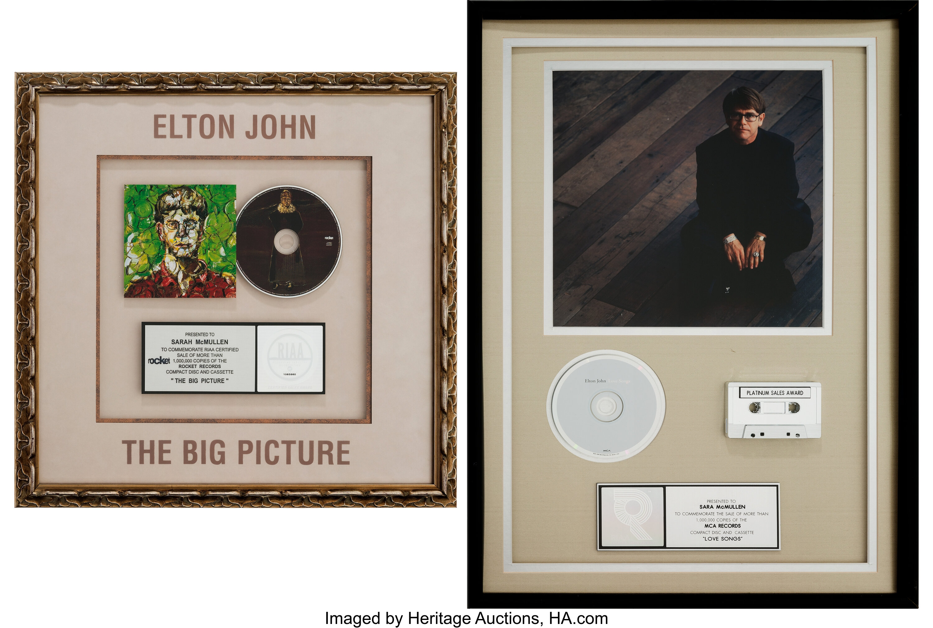 Love Songs by Elton John (CD, MCA MCAD-11481) 