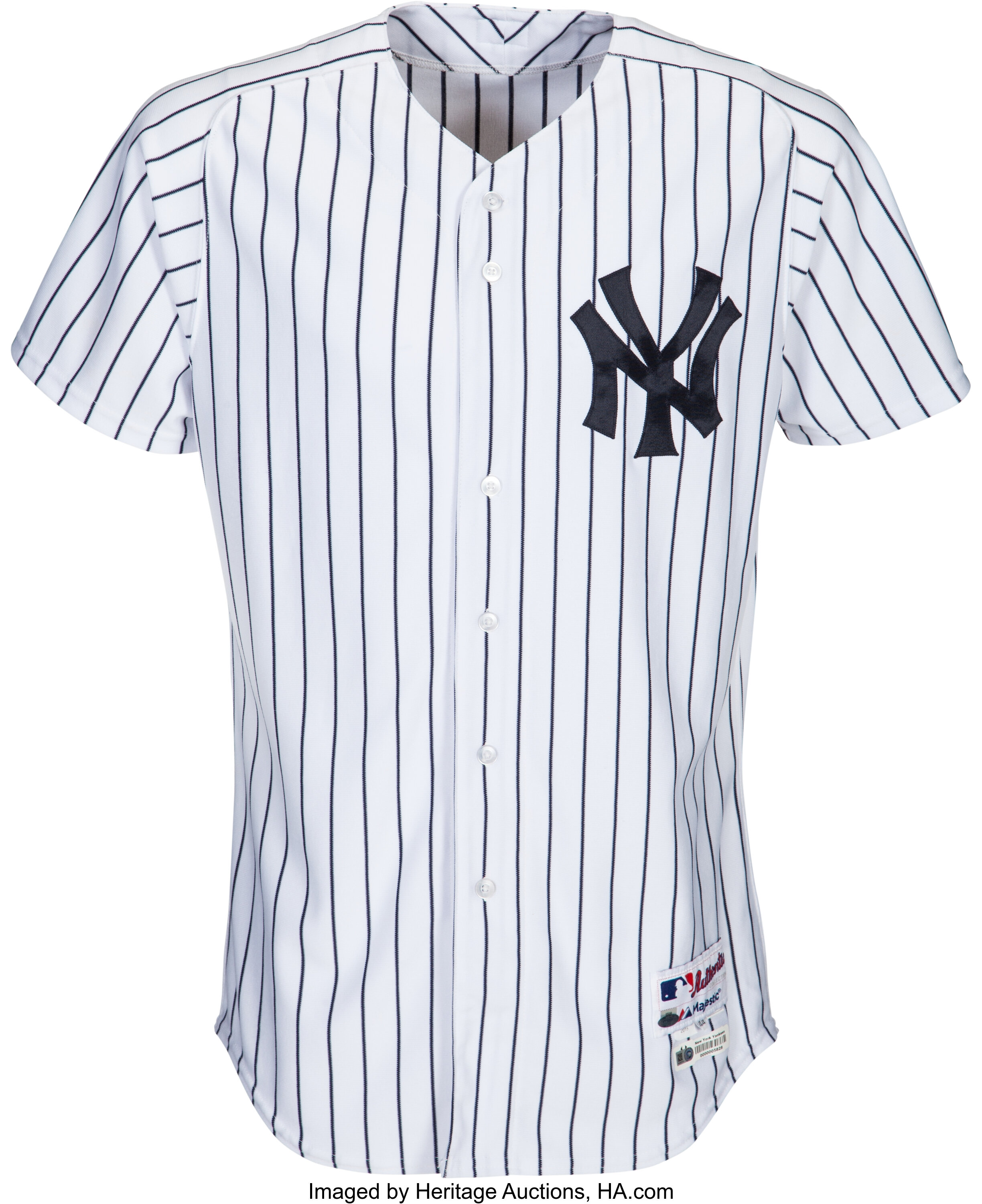 Jacoby Ellsbury Uniform - NY Yankees 2015 Game-Issued #22 Jersey and Hat w/  Memorial Day Camo (5/25/2015)