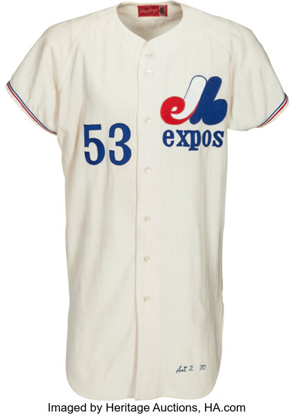 1970 Don Drysdale Coach's Worn Montreal Expos Uniform.  Baseball, Lot  #52670