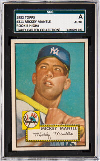 1954 Mickey Mantle Game-Used Jersey in November Heritage Auction