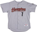 2007-09 Craig Biggio Game Worn Houston Astros Jersey.  Baseball, Lot  #52687