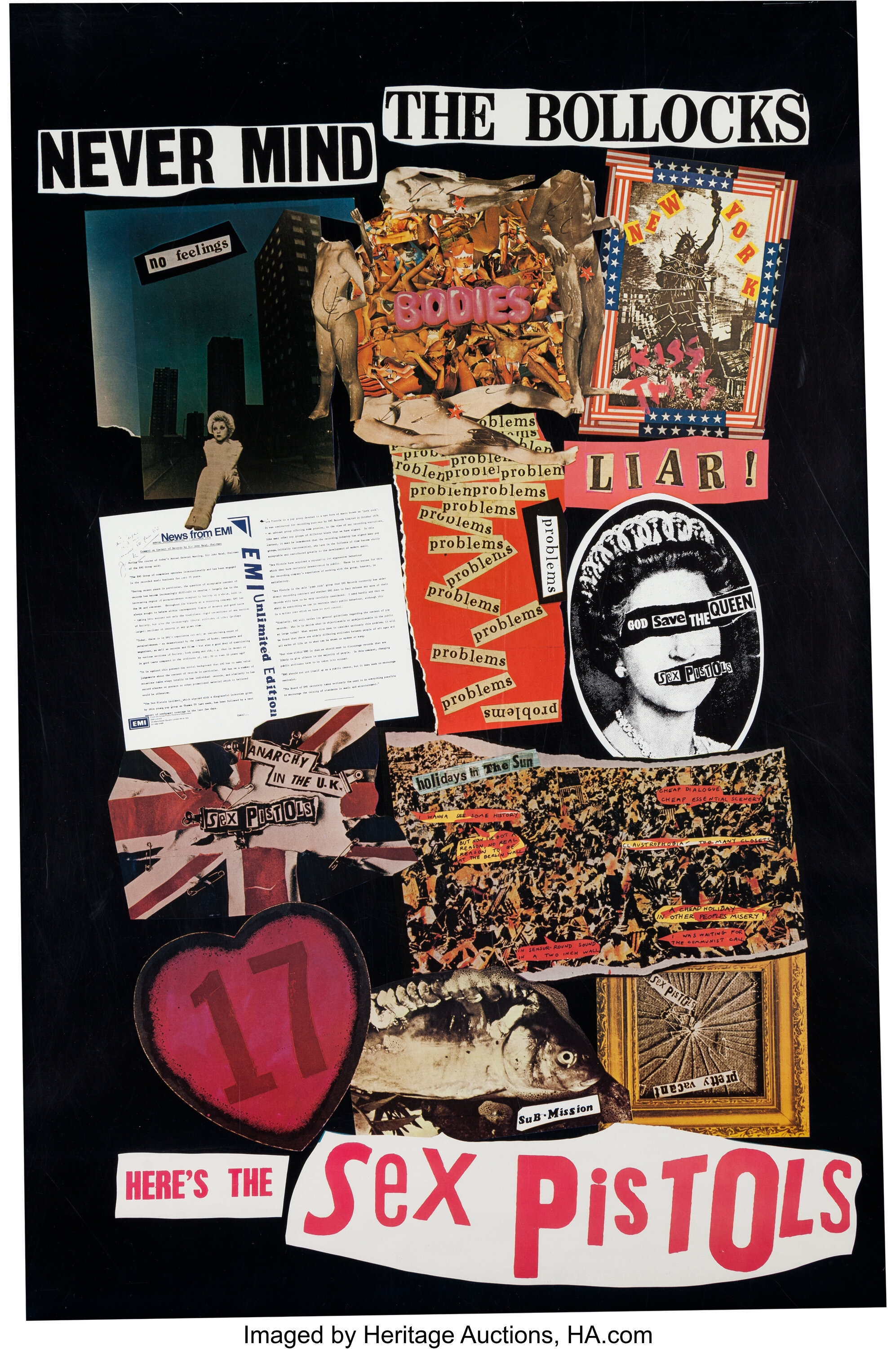 Sex Pistols Never Mind The Bollocks Here S The Sex Pistols Promo Lot 307 Heritage Auctions
