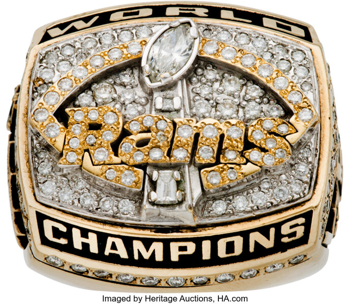 1999-2000 Amp Lee St. Louis Rams Super Bowl XXXIV Ring.. , Lot #52991