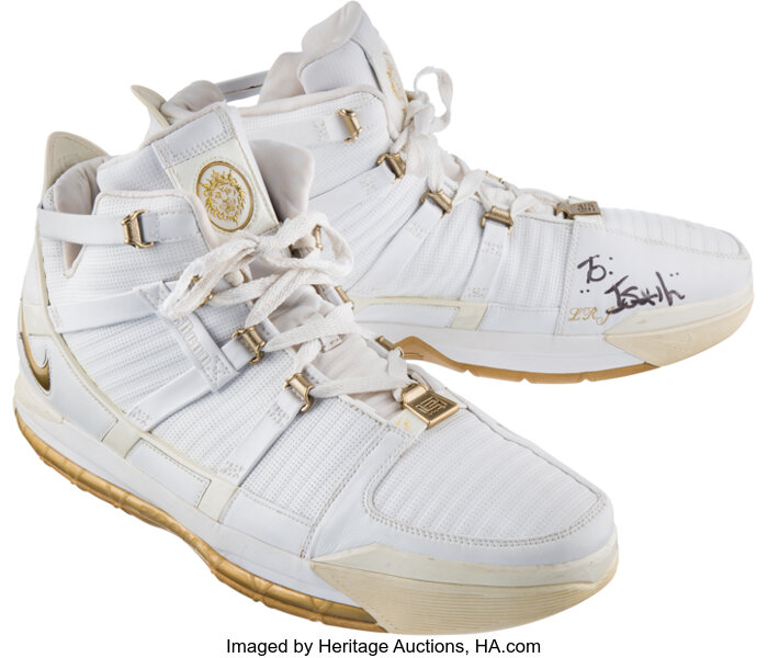 Lebron signed shoes online