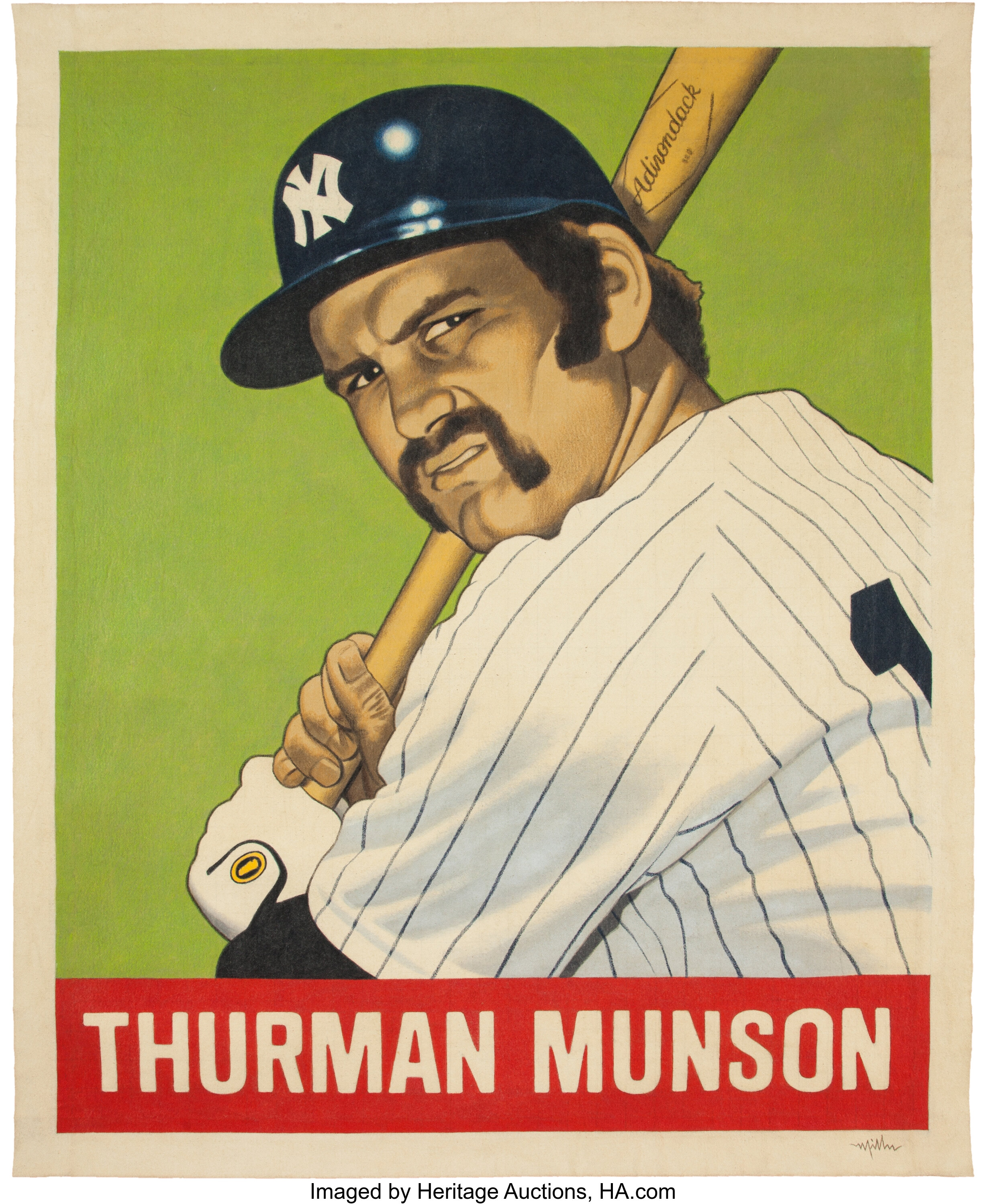 Thurman Munson TRUE GRIT Poster
