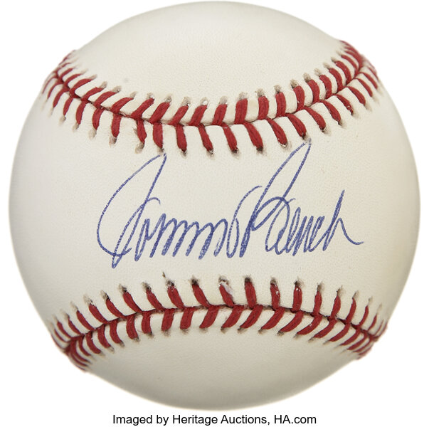 Johnny Bench Autographed Baseball