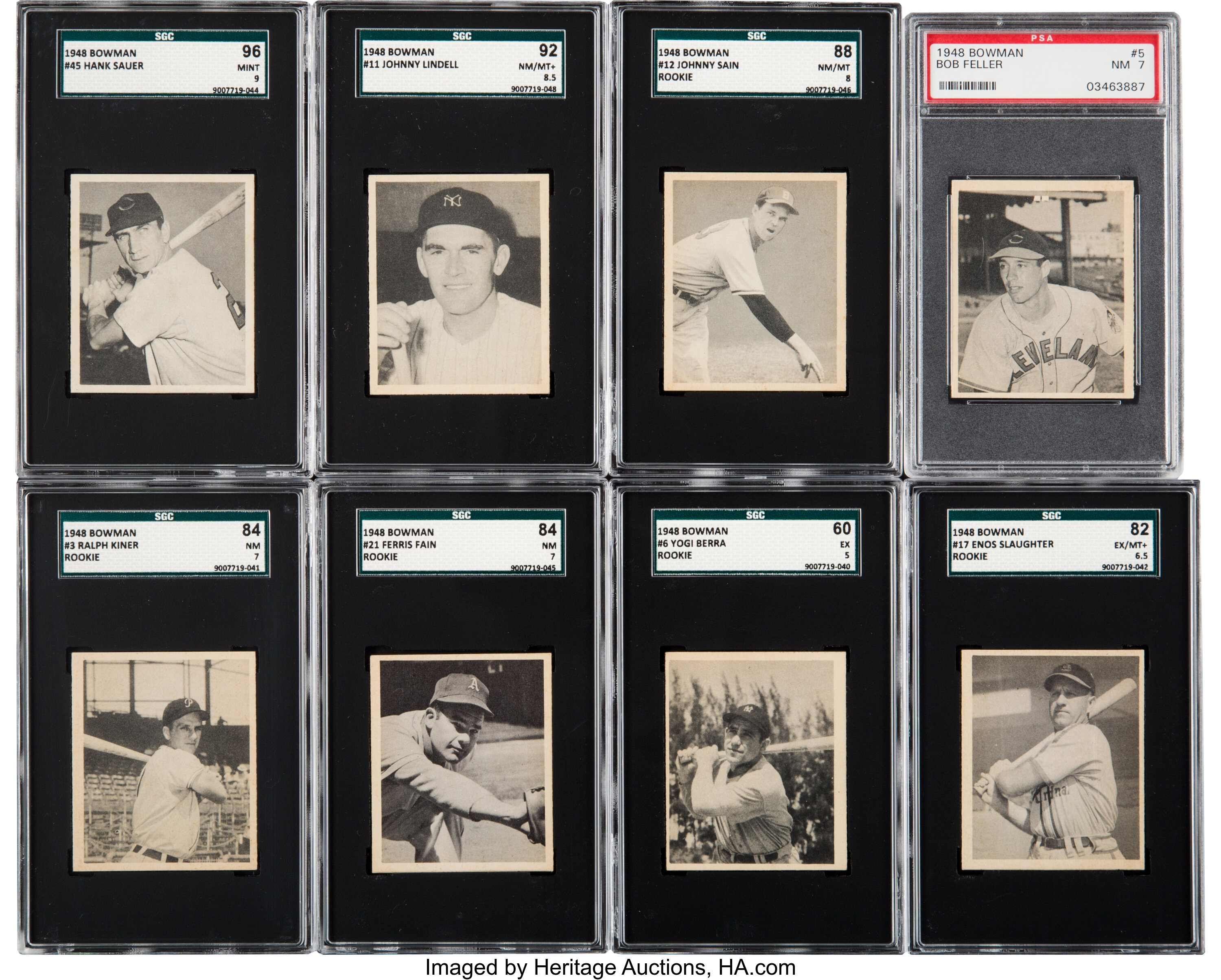 1948 Bowman Baseball Complete Set (48). Baseball Cards Sets Lot