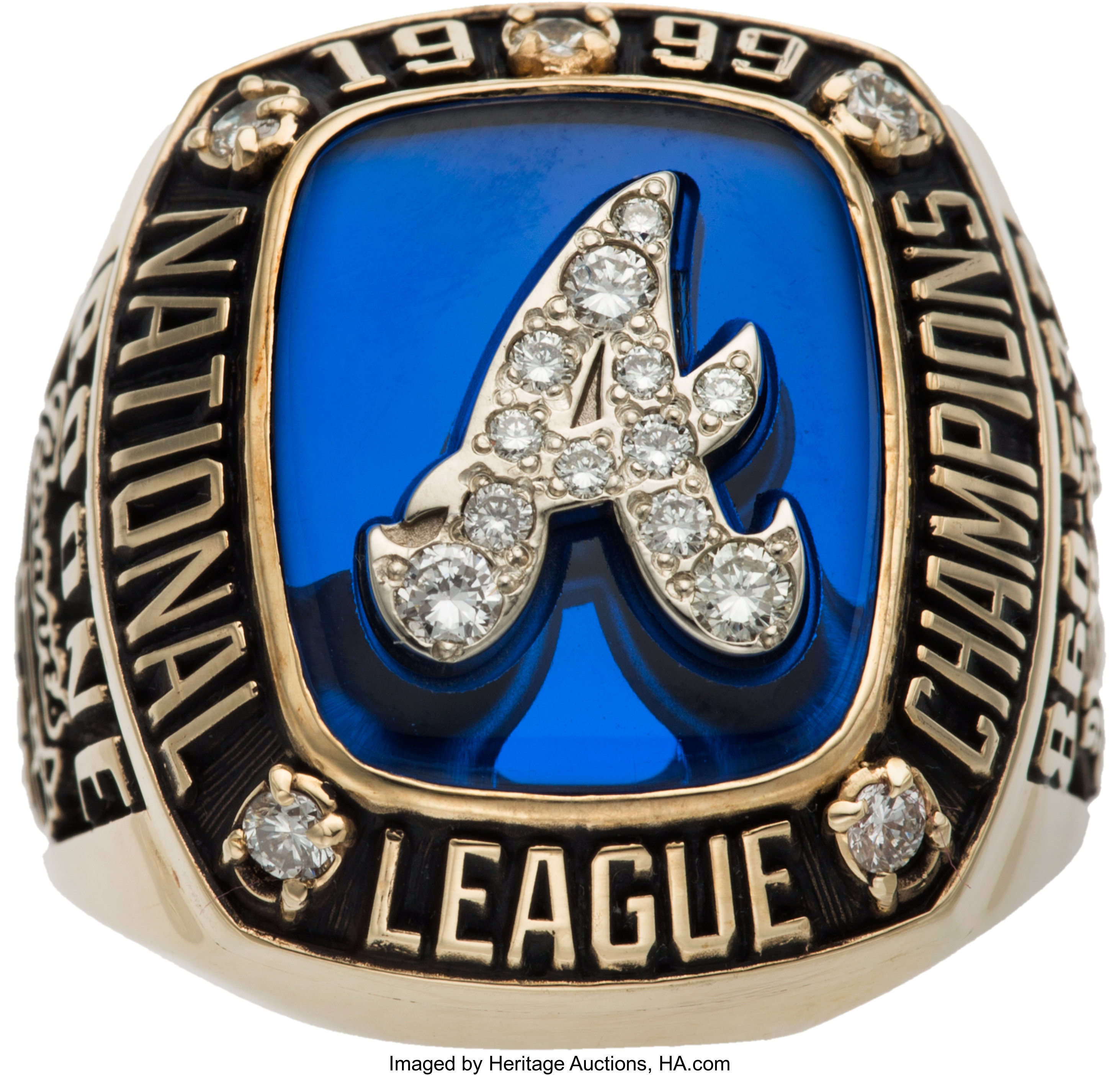 1999 Bret Boone Atlanta Braves National League Championship Ring, Lot  #52655