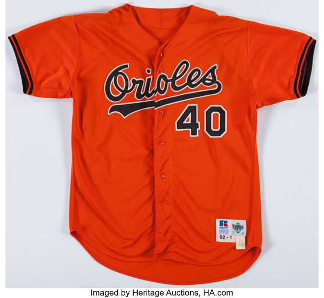 1992 Rick Sutcliffe Game Worn Baltimore Orioles Jersey. , Lot #42239