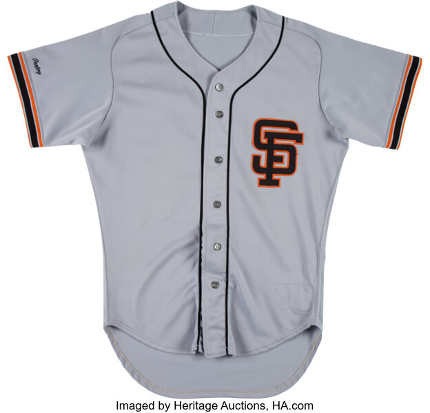 1988 Brett Butler Game Worn San Francisco Giants Jersey. , Lot #52346