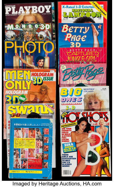 Lot - Collection of adult magazines.