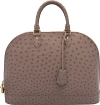 Louis Vuitton Limited Edition Quilted Monogram Mink Demi Lune