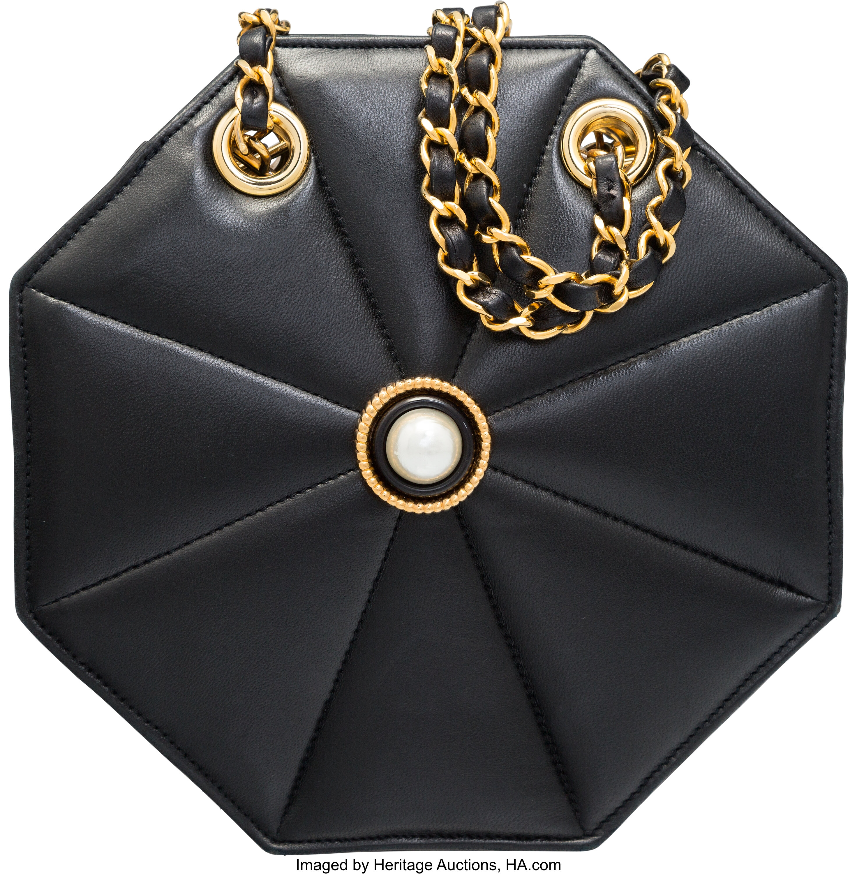 Ultra-Rare Chanel Lambskin Octagon Shoulder Bag – SFN