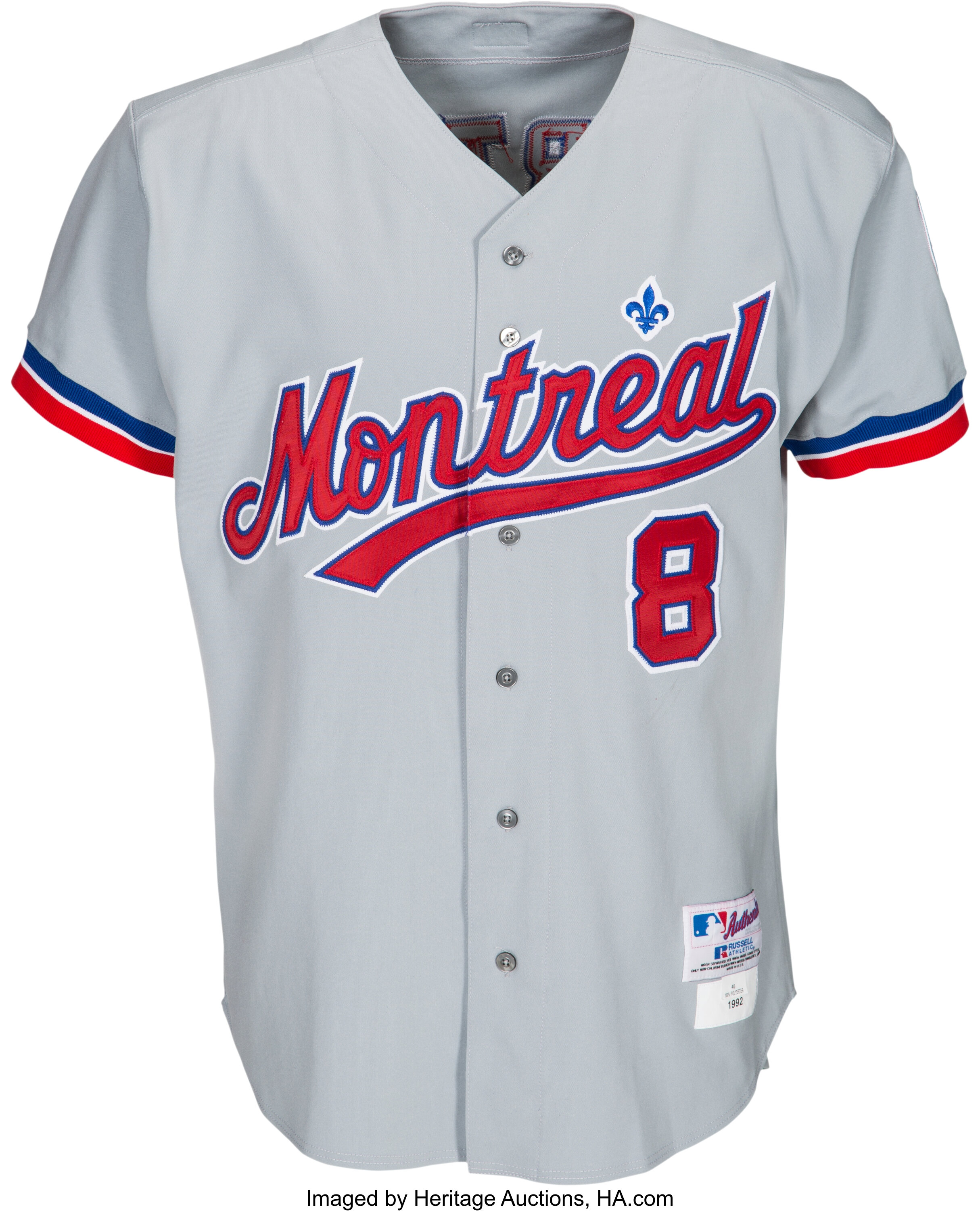 1992 Gary Carter Game Worn Montreal Expos Uniform from The Gary, Lot  #81896