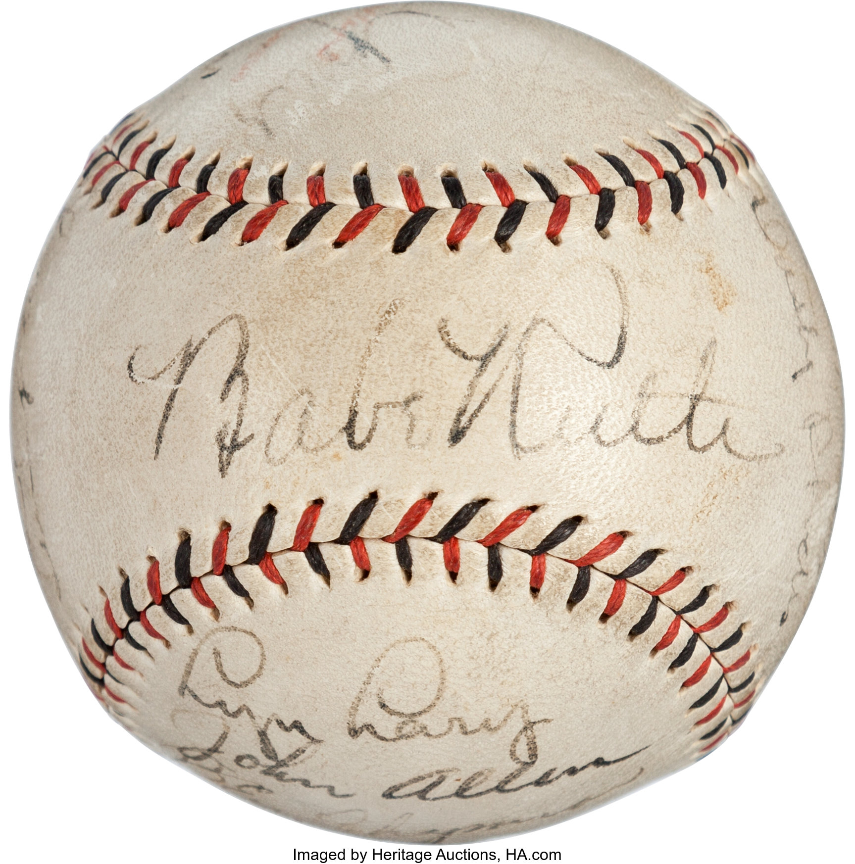 Sell or Auction Autograph 1932 New York Yankees Team Signed Baseball