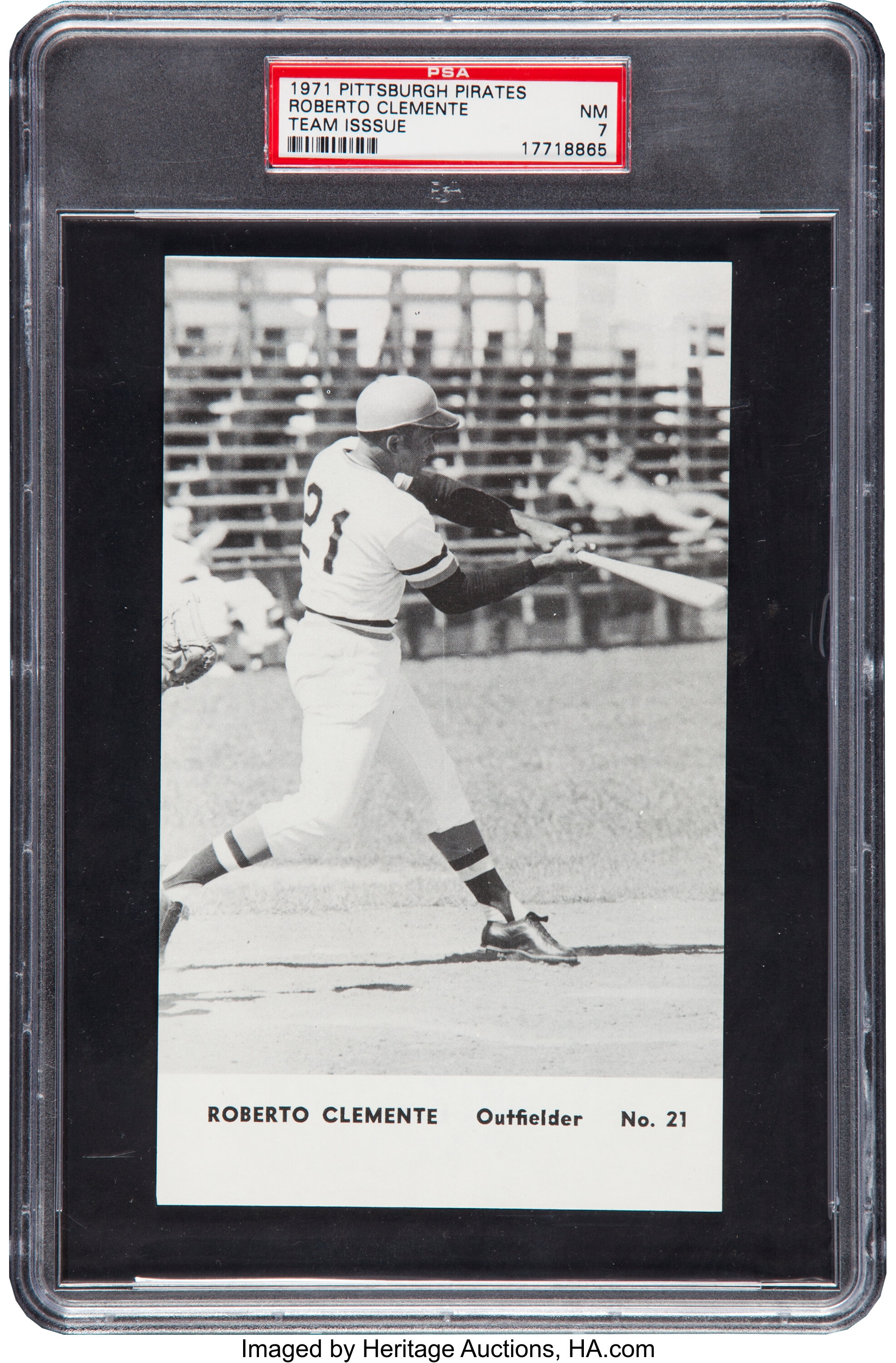 Lot Detail - 1971 Roberto Clemente Pittsburgh Pirates World