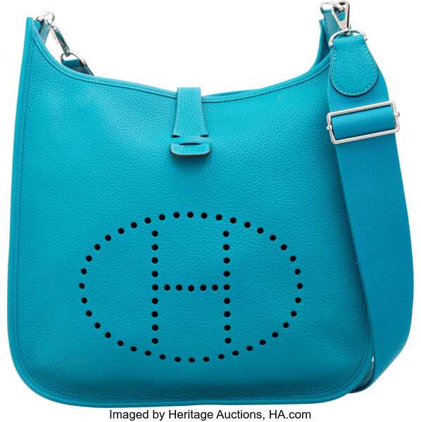 Hermes discount turquoise bag