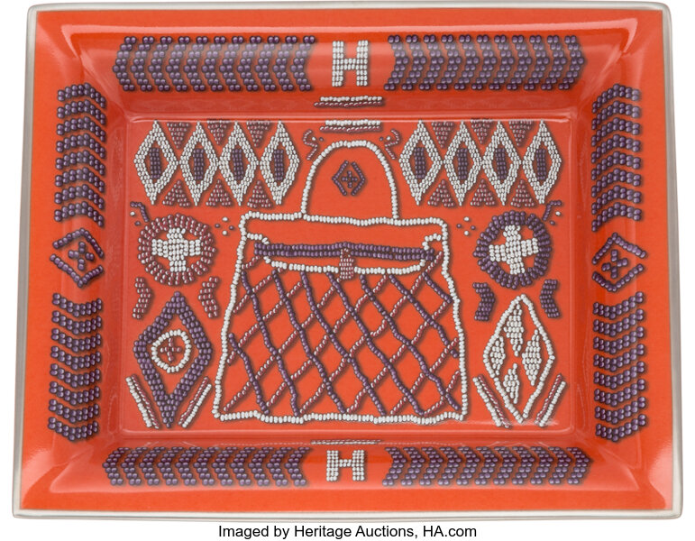 Hermes Leather Change Tray Home Decor, Home & Furniture, Home